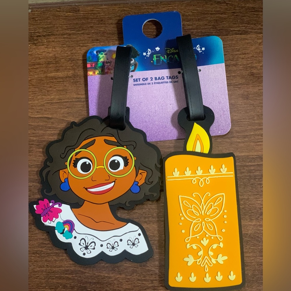 ✅ Cute 🥰 Disney Encanto set of 2 bag tags - NEW